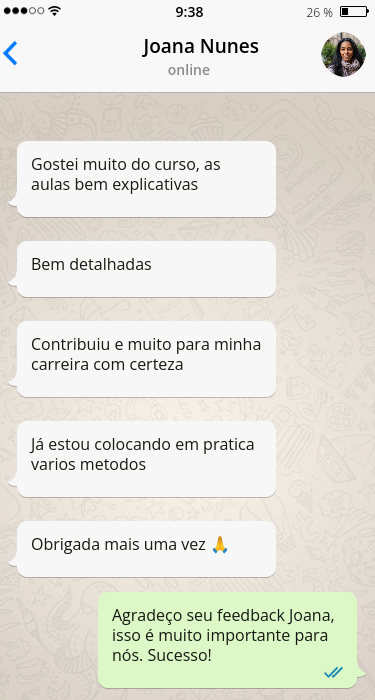 Depoimento de aluna sobre curso de visagismo - resultado profissional